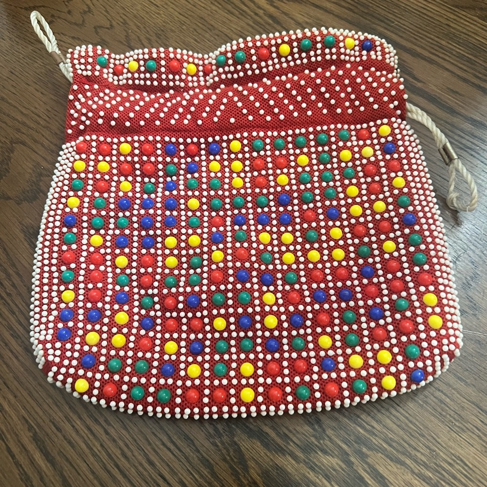 Colorful Beaded Women's Bag